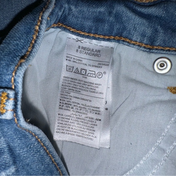 Old navy flare up jeans / mid rise size 8 - Picture 5 of 5